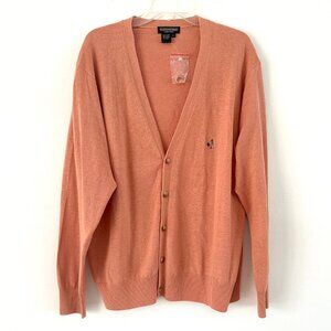 The J Peterman Company Linen Cotton Cardigan L